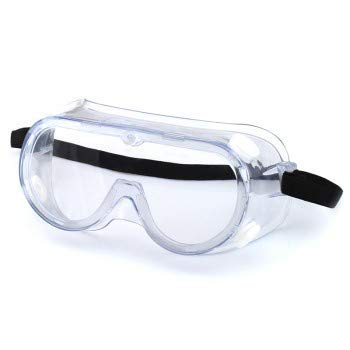 3M™ Goggle Chemical Splash, 93506P1-DC, Black Strap, Clear Lens, 10/case