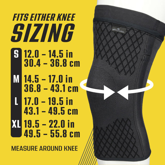 FUTURO™ Premium Compression Knee Sleeve with Stabilizers 49002, Large