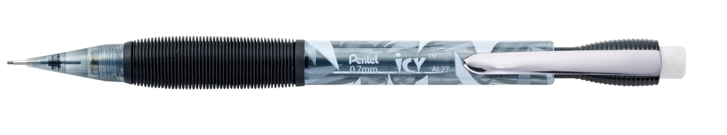 ICY (0.7mm) Mechanical Pencil, Tinted Black Barrel (AL27TA)