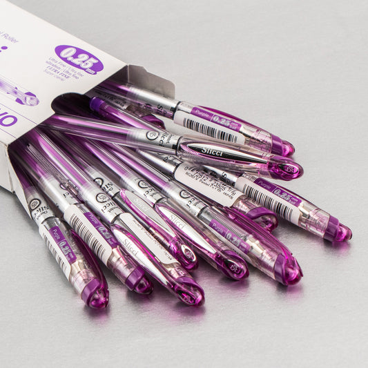 Pentel Arts Slicci (0.25mm) Extra Fine Gel Pen - Violet Ink (BG202-V)