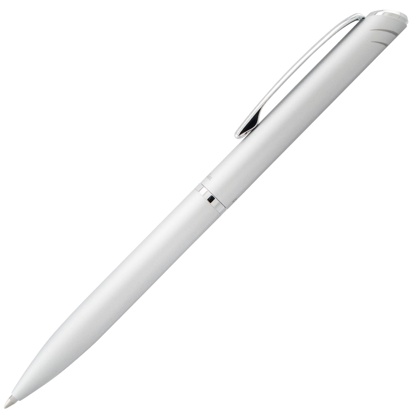 Pentel EnerGel Style Gel Pen, (0.7mm) Medium Line, Silver barrel, Black Ink, Gift Box w/ Belly Band (BL2007ZABX)