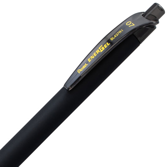 EnerGel Kuro Liquid Gel Pen, (0.7mm) Medium line, Black Ink, (BL437R1-A)