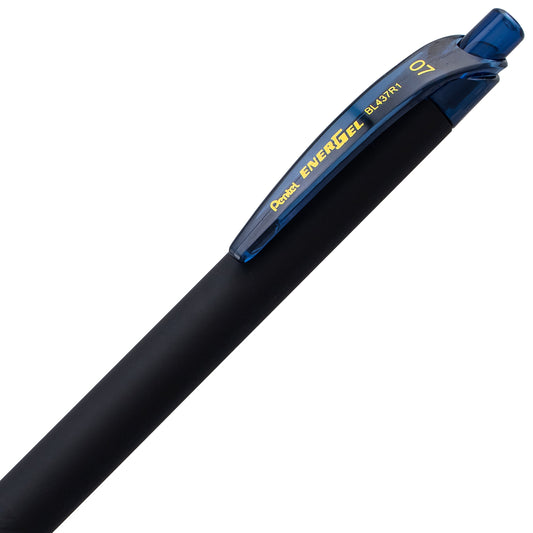 EnerGel Kuro Liquid Gel Pen, (0.7mm) Medium line, Navy Blue Ink (BL437R1-CA)