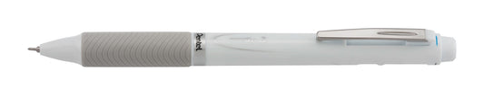 EnerGel 3 Multi-Function, 3-Ink Gel Pen, (0.5mm) Fine Line, Black/Red/Blue Ink, White Barrel (BLC35W)