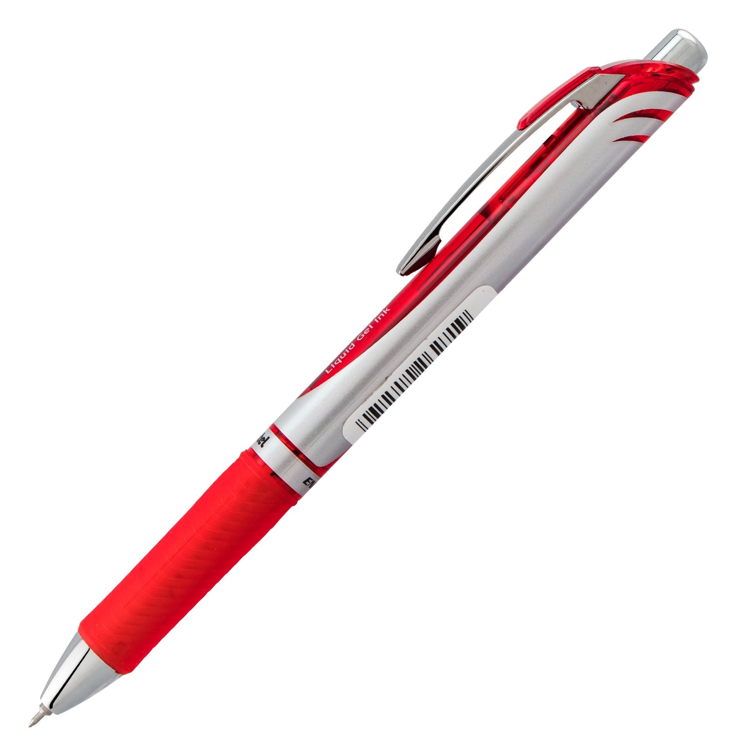 Pentel EnerGel RTX Retractable Liquid Gel Pen, (0.3mm) Needle Tip, Extra Fine Line, Red Ink (BLN73-B)