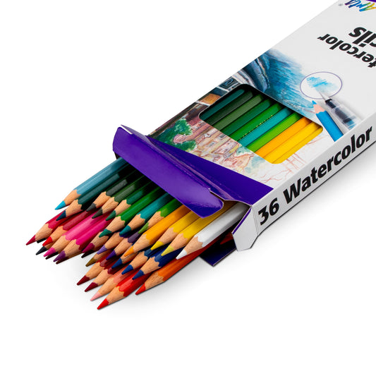 Pentel Arts Watercolor Pencil Set - Assorted Colors, 36-Pack (CB9-36), 48 Each