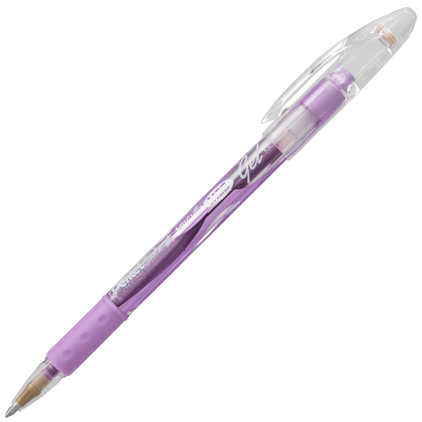Sunburst Metallic Gel Pen, Medium Line, Permanent Violet Ink (K908-MV)