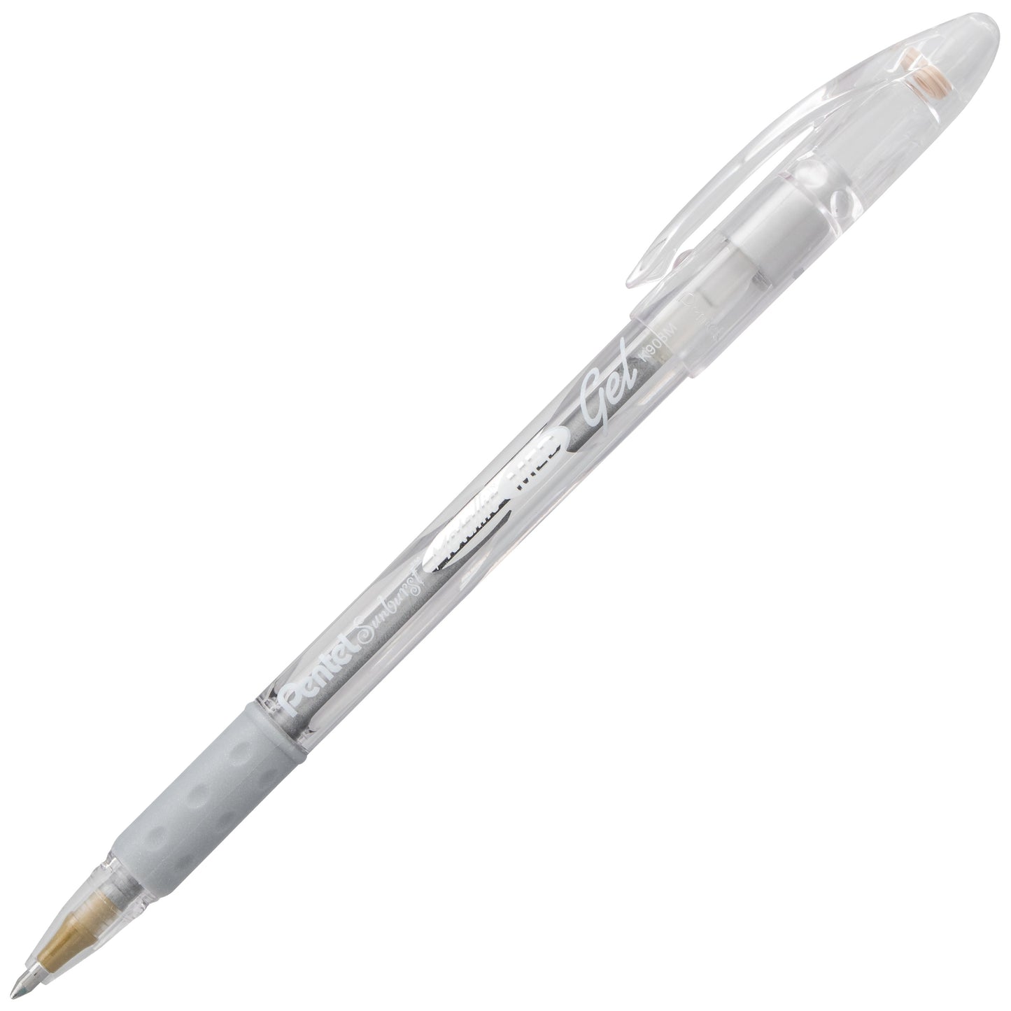 Sunburst Metallic Gel Pen, Medium Line, Permanent Silver Ink (K908-Z)