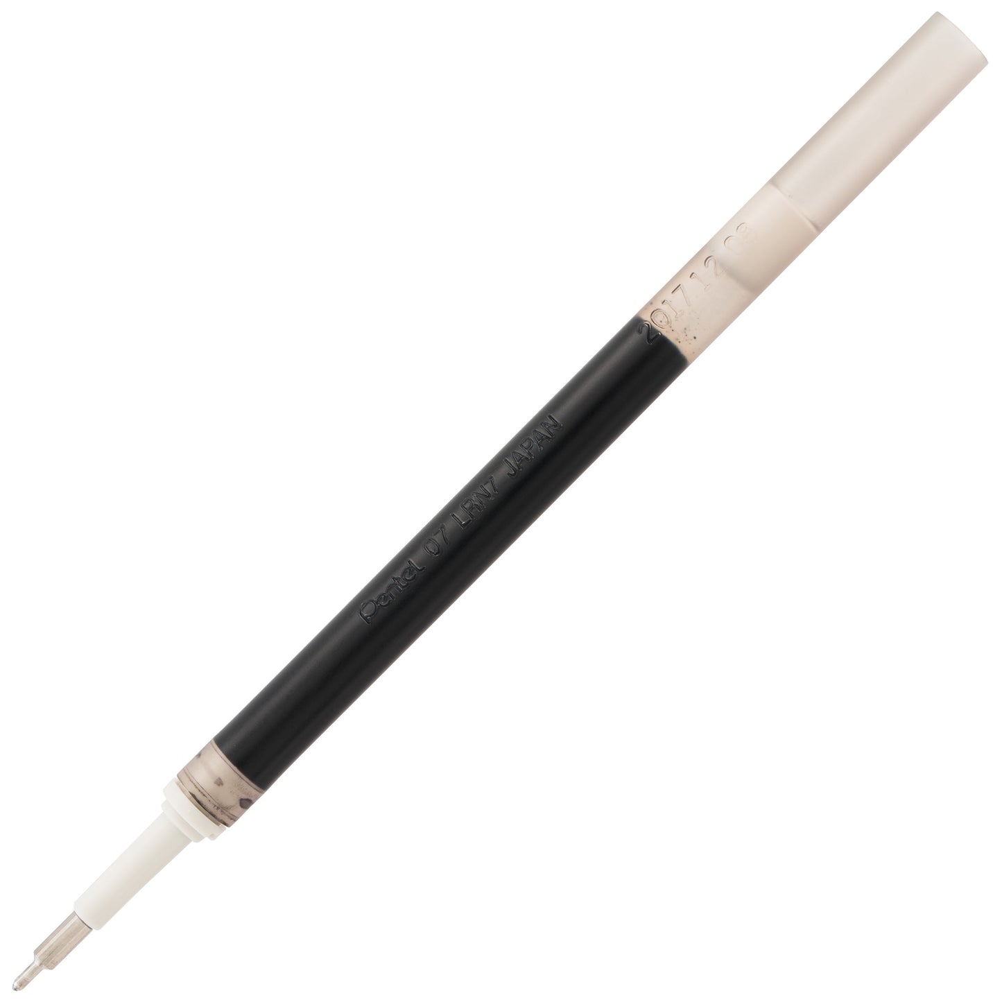 Pentel Refill Ink - For EnerGel Gel Pen 0.7mm Needle Tip, Medium, Black Ink (LRN7-A)