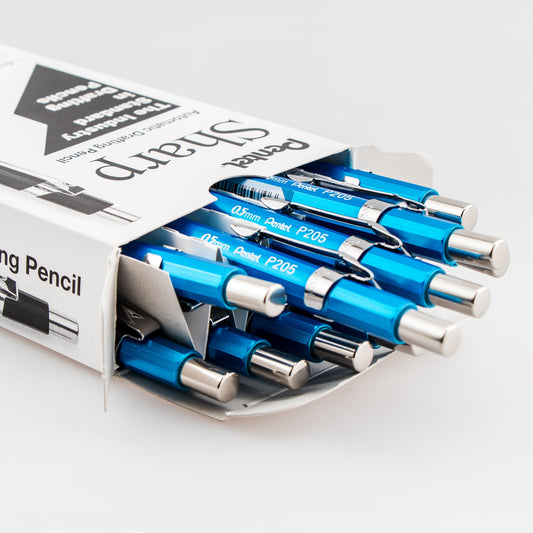 Sharp Mechanical Pencil, (0.5mm), Metallic Blue Barrel (P205MC)