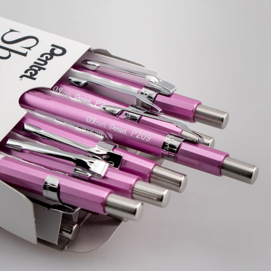 Sharp Mechanical Pencil, (0.9mm), Metallic Dark Pink Barrel (P209MP)