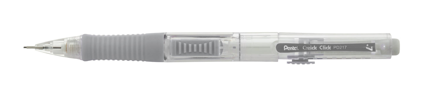 QUICK CLICK Mechanical Pencil (0.7mm), Gray Barrel (PD217N)