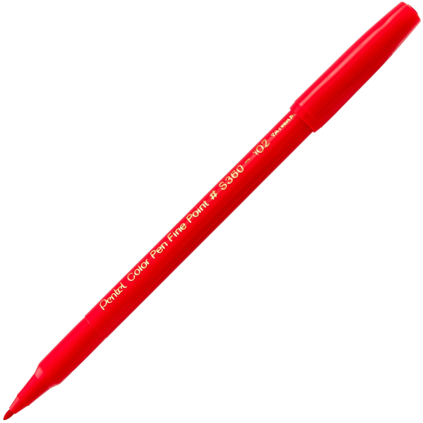 Pentel Arts Color Pen Red (S360-102)