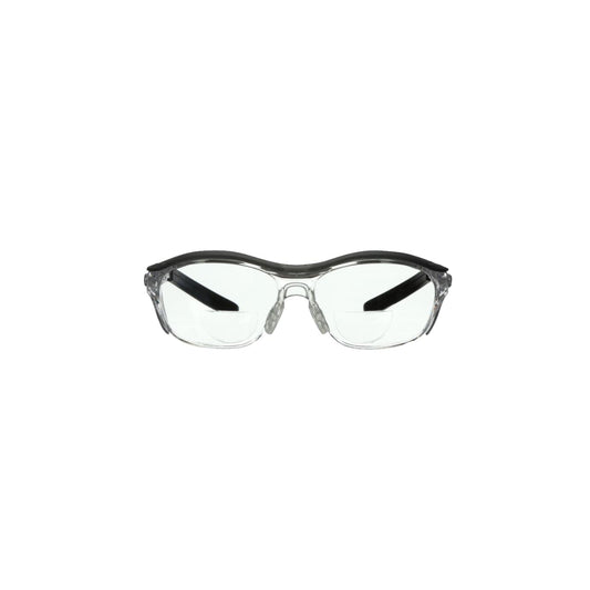 3M™ Readers Safety Glasses, 91192H1-C, +2.0 Blk Frm, Clr Lens