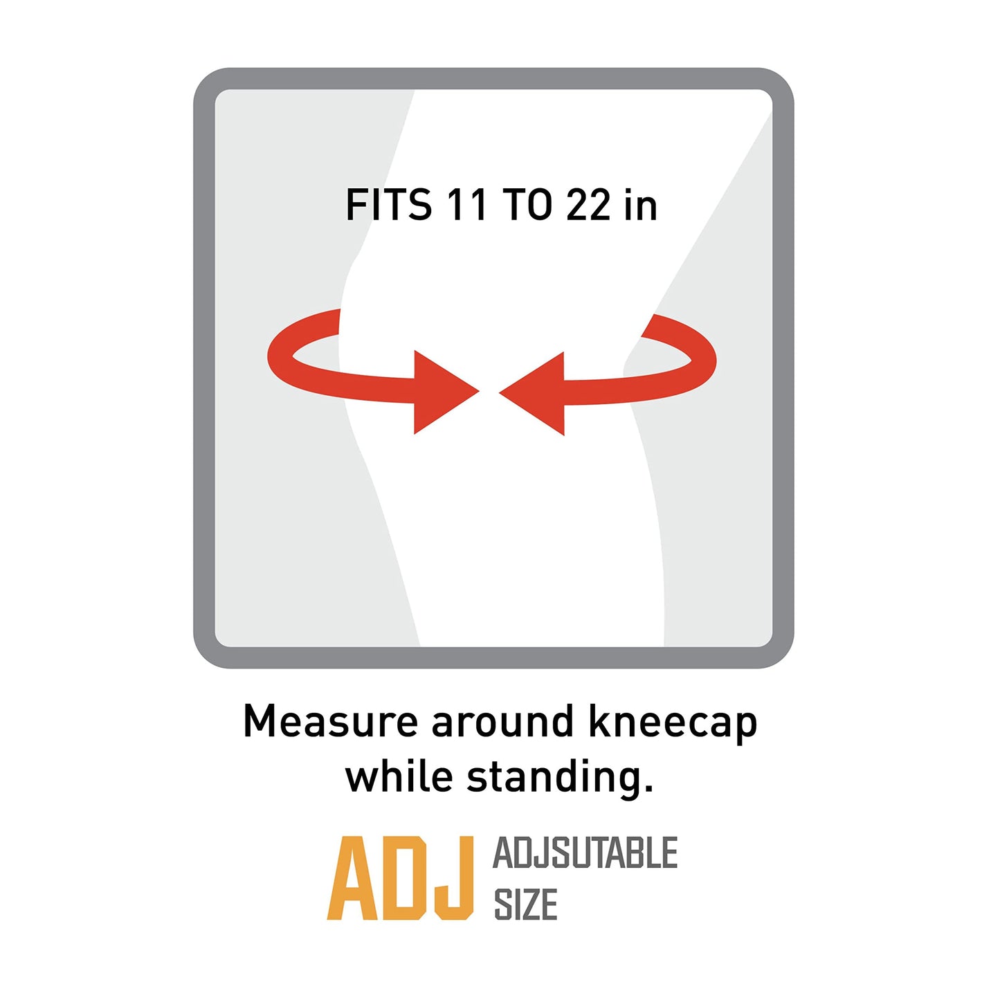 ACE™ Knee Support 207247-SIOC, One Size Adjustable