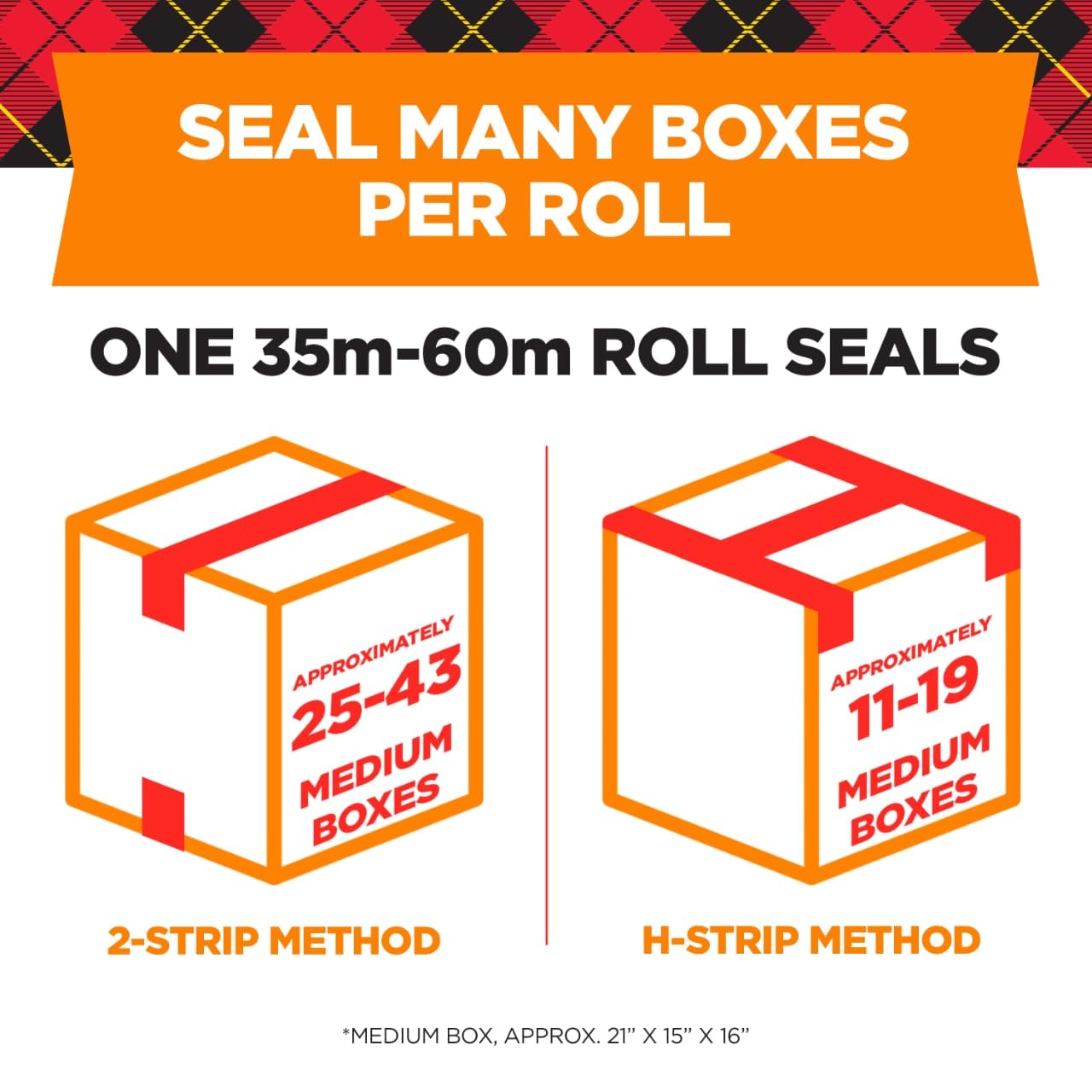 Scotch Storage Packaging Tape, 1.88 in 54.6 yd (48 mm x 50 m)