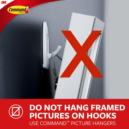 Command ™ Shower Caddy Hanger with Water Resistant Strips BATH19-ESF