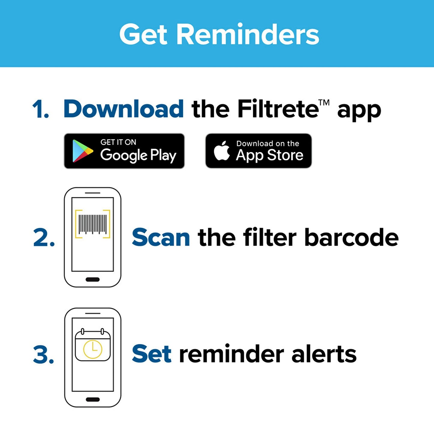 Filtrete™ Electrostatic Air Filter 1000 MPR NADP01-2PK-1E, 16 in x 25 in x 4 in (40.6 cm x 63.5 cm x 10.1 cm)