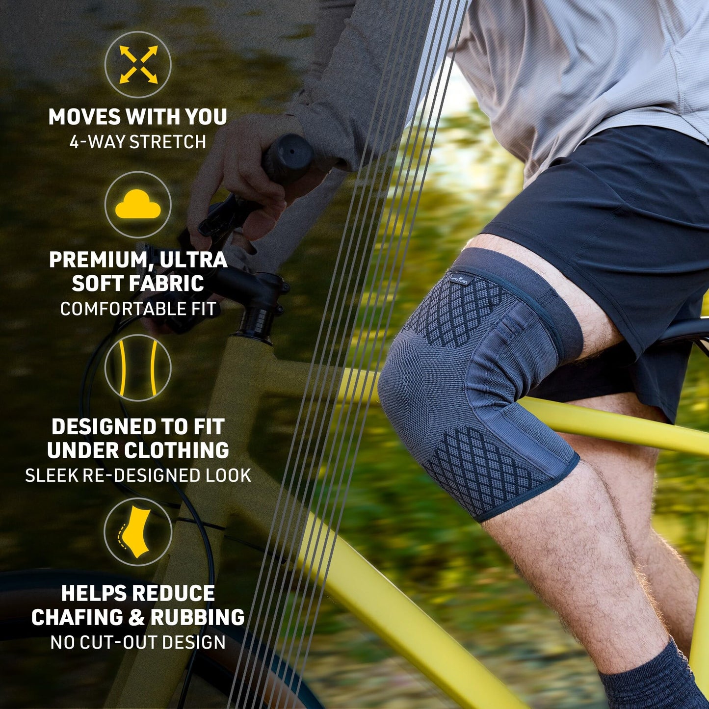 FUTURO™ Premium Compression Knee Sleeve with Stabilizers 49002, Large