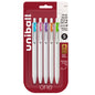 uniball™ one Retractable Gel Pens, Medium Point (0.7mm), Assorted Ink, 5 Pack