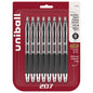 uniball™ 207 Retractable Gel Pens, Medium Point (0.7mm), Black, 8 Pack