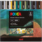 uni® POSCA PC-5M Water-Based Paint Markers, Reversible Medium Tip (1.8-2.5mm), Earthtone Ink Colors, 8 Pack