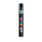 uni® POSCA PC-3M Water-Based Paint Markers, Reversible Fine Tip (0.9-1.3mm), Grey