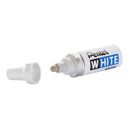 White Marker Permanent Ink Broad Point 1-Pk (100W)