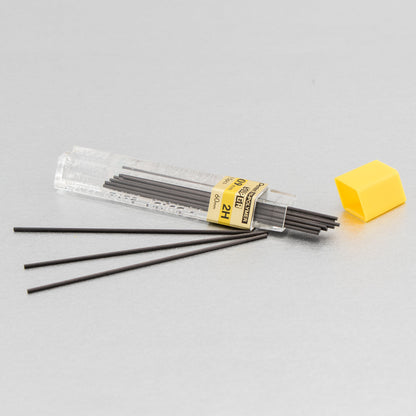 Super Hi-Polymer Lead Refill (0.9mm) Thick, 2H, 15 pcs/Tube (50-9-2H)