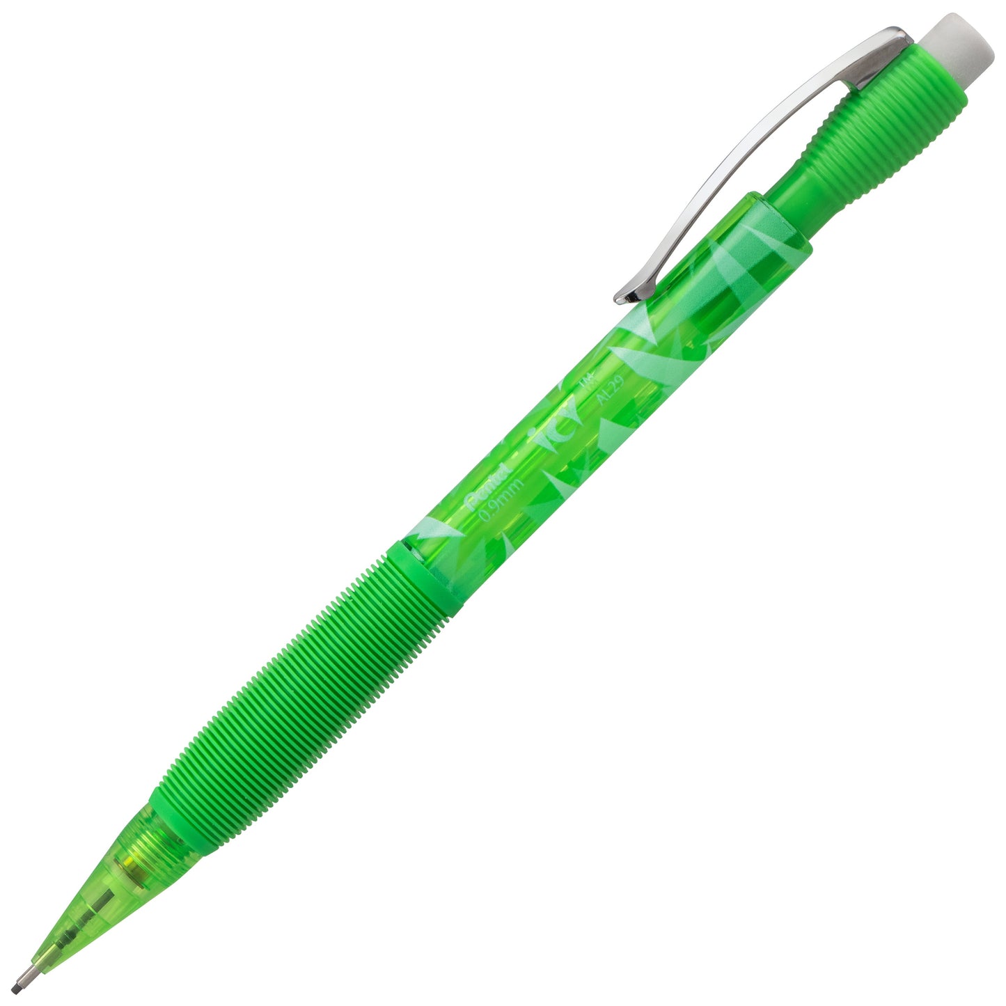 ICY Mechanical Pencil, (0.9mm), Tinted Lime Green Barrel (AL29TK)