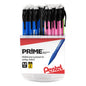 PRIME Mechanical Pencil, (0.5mm) Fine line, Assorted Barrels, Spinner Display - 48 Pieces (AX5M-4)