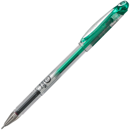 Pentel Arts Slicci (0.25mm) Extra Fine Gel Pen - Green Ink (BG202-D)