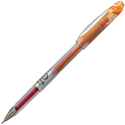 Pentel Arts Slicci (0.25mm) Extra Fine Gel Pen - Orange Ink (BG202-F1)