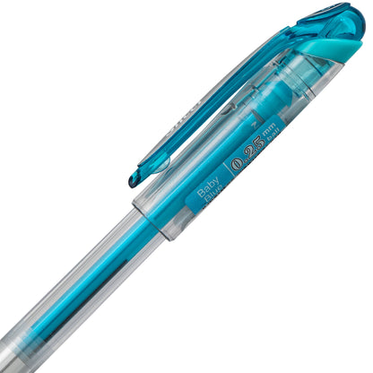 Pentel Arts Slicci (0.25mm) Extra Fine Gel Pen - Baby Blue Ink (BG202-S2)