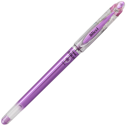 Pentel Arts Slicci METALLIC (0.8mm) Needle Tip Med Gel Pen Violet Metallic Ink (BG208-MV)