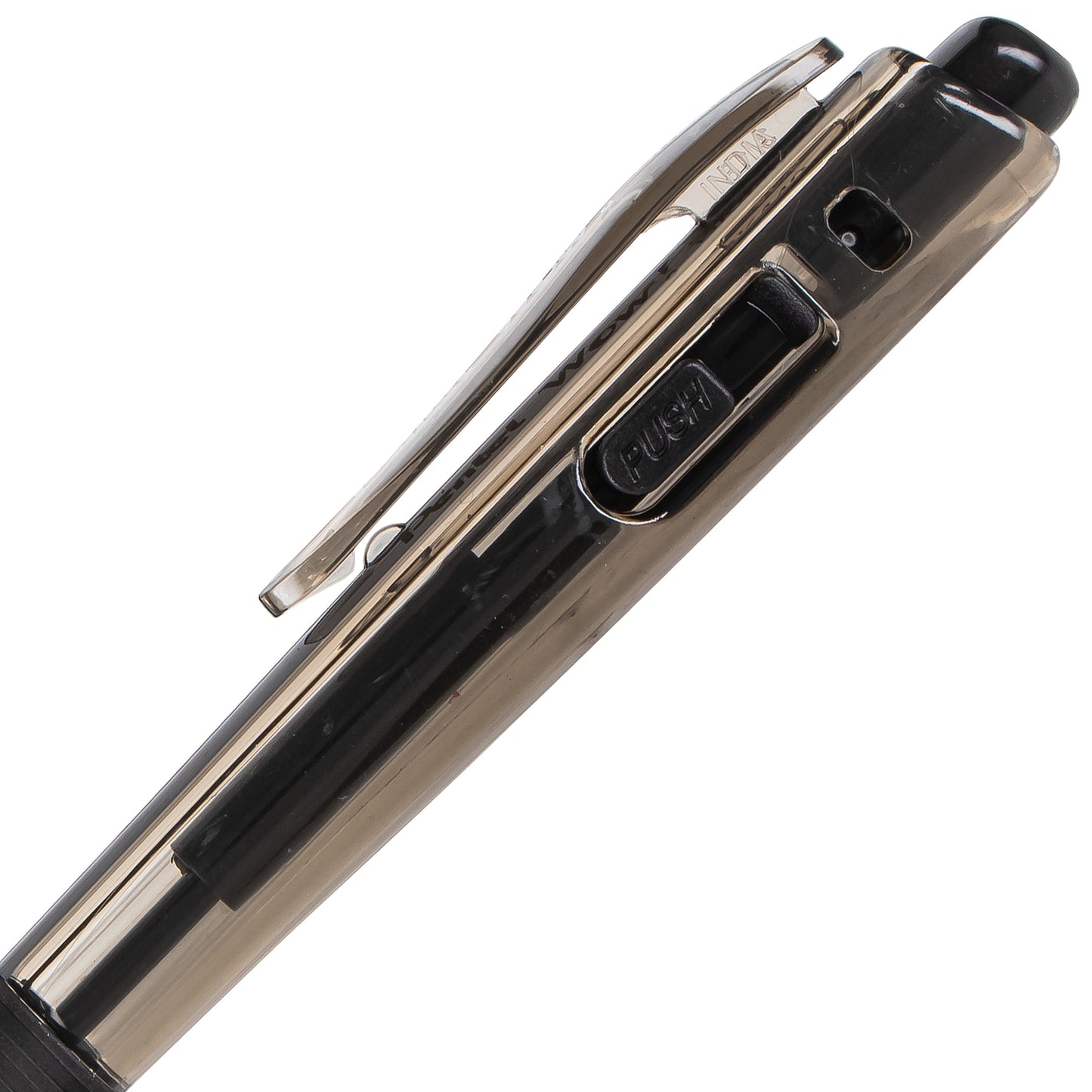 Wow! Retractable Ballpoint Pen, (1.0mm) Medium Line, NEW Ink, Black Ink (BK440-A)