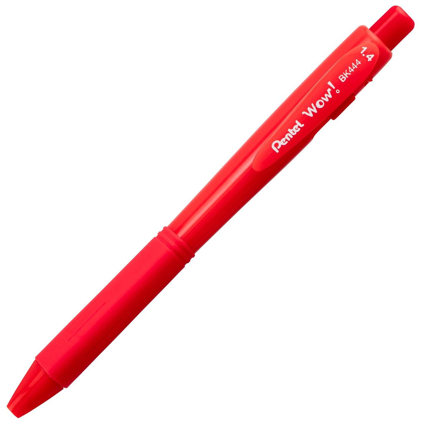 WOW! Ballpoint Pen, (1.4mm), Bold Line, Red Ink (BK444-B)