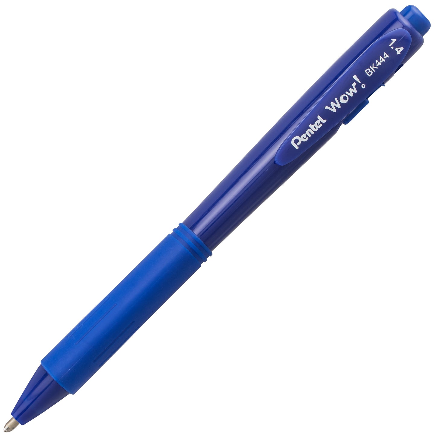 WOW! Ballpoint Pen, (1.4mm), Bold Line, Blue Ink (BK444-C)