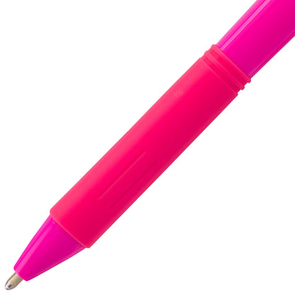 WOW! Ballpoint Pen, (1.4mm), Bold Line, Pink Ink (BK444-P)
