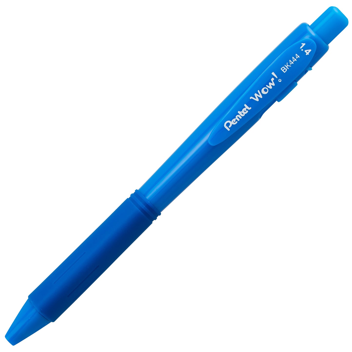 WOW! Ballpoint Pen, (1.4mm), Bold Line, Sky Blue Ink (BK444-S)