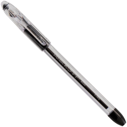 RSVP Ballpoint Pen, (0.7mm) Fine Line, Black Ink (BK90-A)