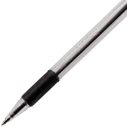 RSVP Ballpoint Pen, (0.7mm) Fine Line, Black Ink (BK90-A)