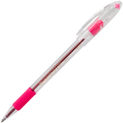 RSVP Ballpoint Pen, (1.0mm) Medium Line, Pink Ink (BK91-P)