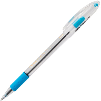 RSVP Ballpoint Pen, (1.0mm) Medium Line, Sky Blue Ink (BK91-S)