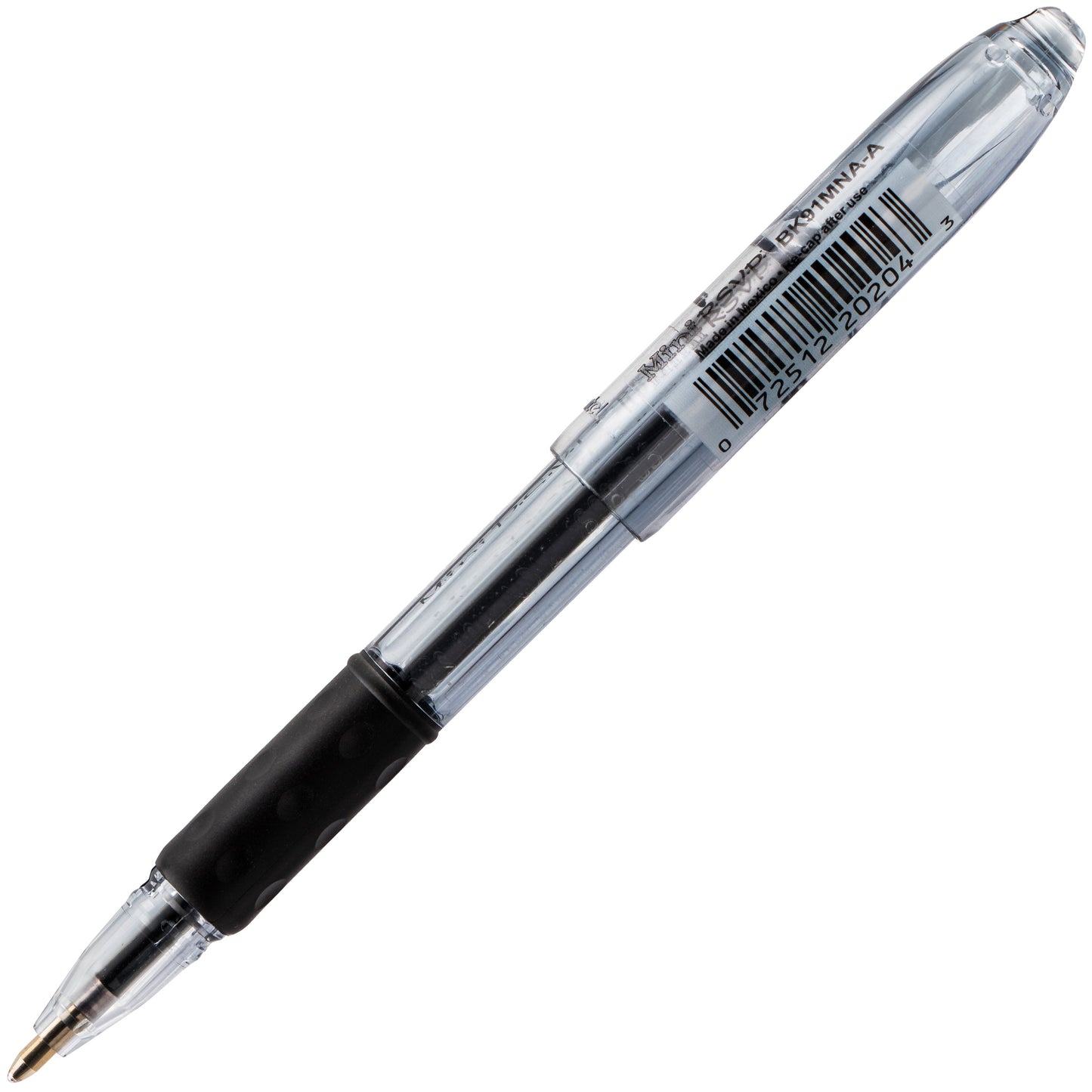 RSVP Mini Ballpoint Pen, (1.0mm) Medium Line, Black Ink (BK91MNA-A)