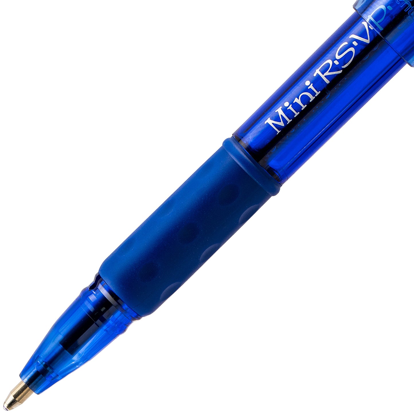 RSVP Mini Ballpoint Pen, (1.0mm) Medium Line, Blue Ink (BK91MNC-C)