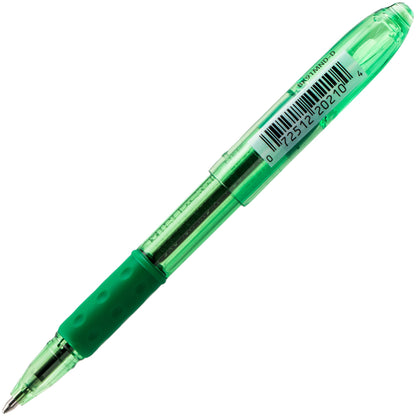 RSVP Mini Ballpoint Pen, (1.0mm) Medium Line, Green Ink (BK91MND-D)
