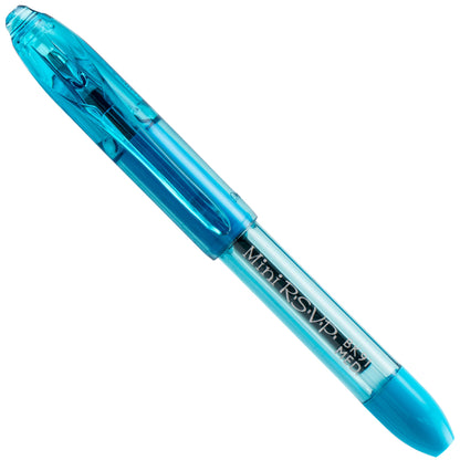 RSVP Mini Ballpoint Pen, (1.0mm) Medium Line, Sky Blue Ink (BK91MNS-S)