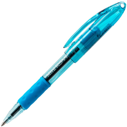 RSVP Mini Ballpoint Pen, (1.0mm) Medium Line, Sky Blue Ink (BK91MNS-S)