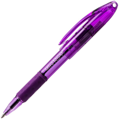 RSVP Mini Ballpoint Pen, (1.0mm) Medium Line, Violet Ink (BK91MNV-V)
